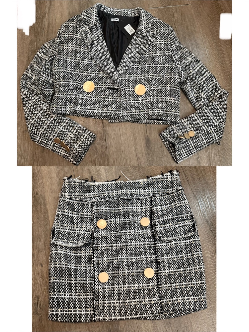 Cardi b x fashion nova two piece set size small